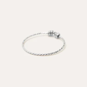Bague anneau Éclat - Argent