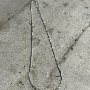 Collier rivière sertie griffes de zirconiums en argent – Joze Paris