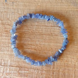 Bracelet baroque en Tanzanite