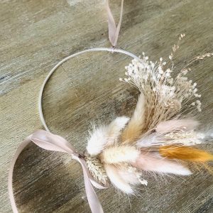 Couronne en fleurs séchées « Oranger »