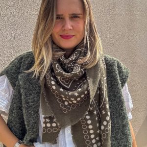 Foulard  bandana Alma kaki