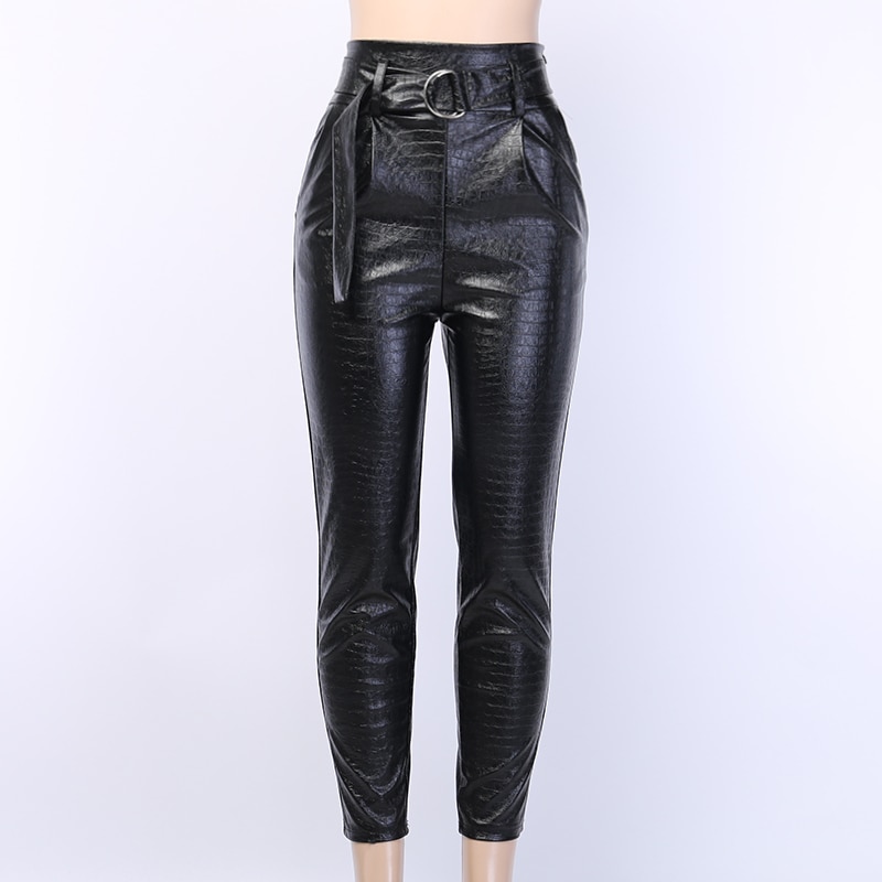 Pantalon grunge – Cuir – Image 4