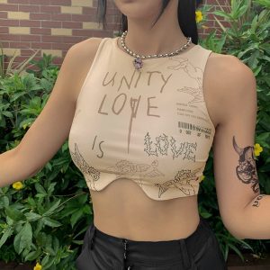 Crop top streetwear – Unity Love
