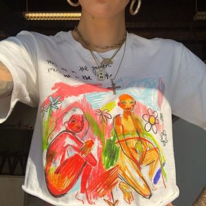 Crop top streetwear – Graffiti