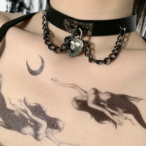 Collier en cuir – Gothic