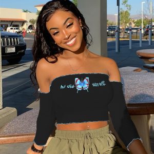 Crop top vsco – He die