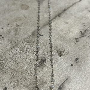 Sautoir de labradorites en argent plaqué or jaune – Joze Paris X Wildstone Paris (78cm)