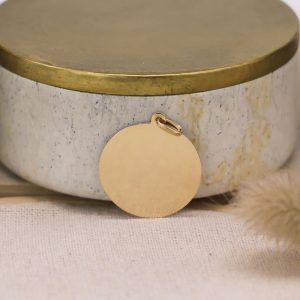 Médaille Jeton laïque en Or jaune 9 carats 25 mm