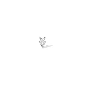 piercing Oreille or blanc – diamant arrow