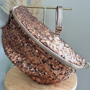Sac Banane Sequin Bronze