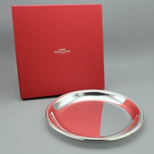 Assiette en métal Perles 20cm
