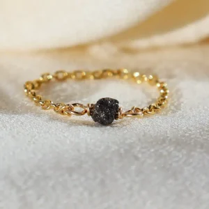 Bague SOLIPIERRE Diamant noir