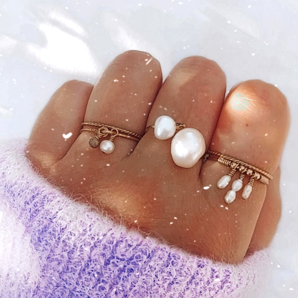 Bague perles SWAN – Image 2