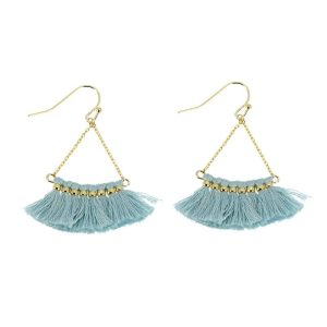 BOUCLES D&rsquo;OREILLES POMPONS