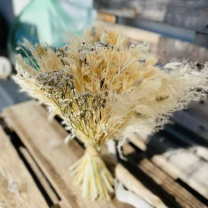 Bouquet de fleurs séchées « Virgin »