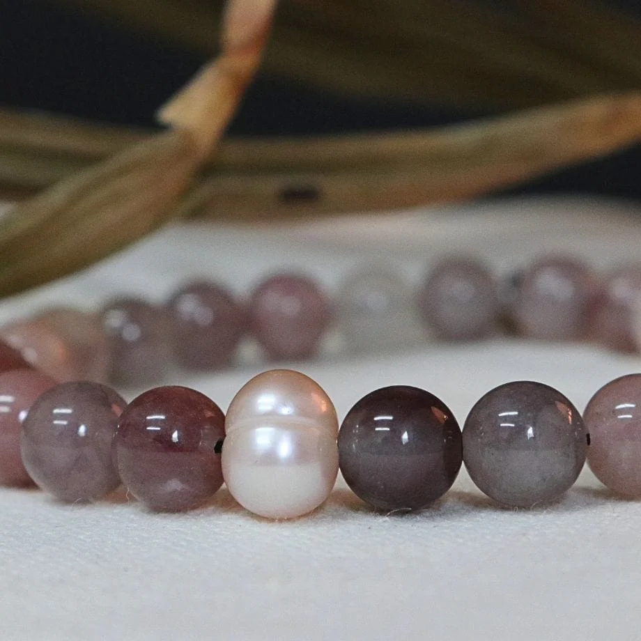 Bracelet Aura en quartz et perle – Image 3