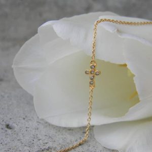 BRACELET CHAÎNE CROIX