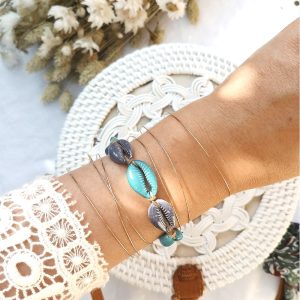 Bracelet coquillages AZUL