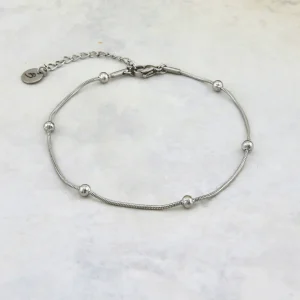 Bracelet de cheville Billes en acier