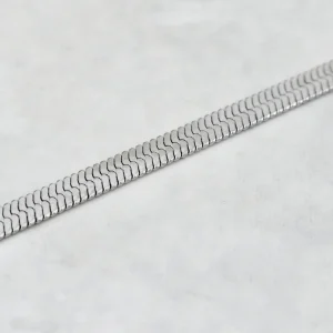 Bracelet de cheville maille Anglaise en acier