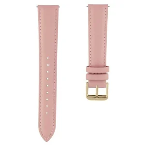 Bracelet de montre en cuir rose - 18mm