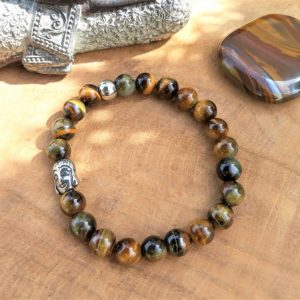 Bracelet Force œil de fer protection pour Femme – Fait main France – Bijou d’âme