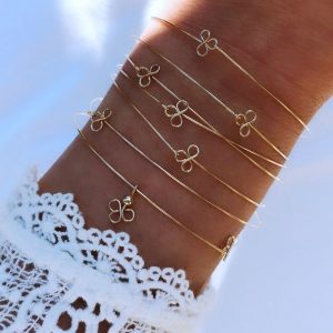 Set de joncs CHANCE (gold filled ou argent)