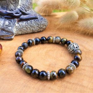 Bracelet Solidité œil de fer protection pour Femme – Fait main France – Bijou d’âme