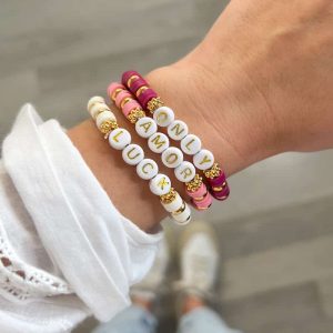 Accumulation 3 bracelets Flora