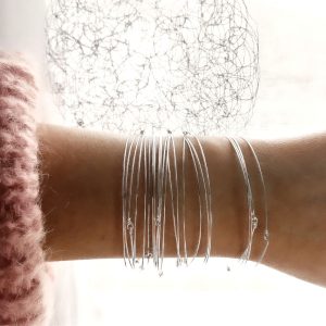 Bracelets joncs DESTROY (argent 925)