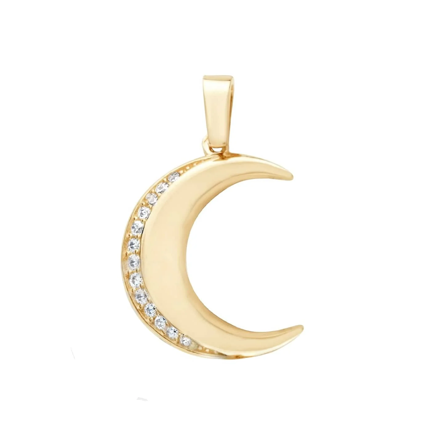 Pendentif Lune en or 10K – Image 5