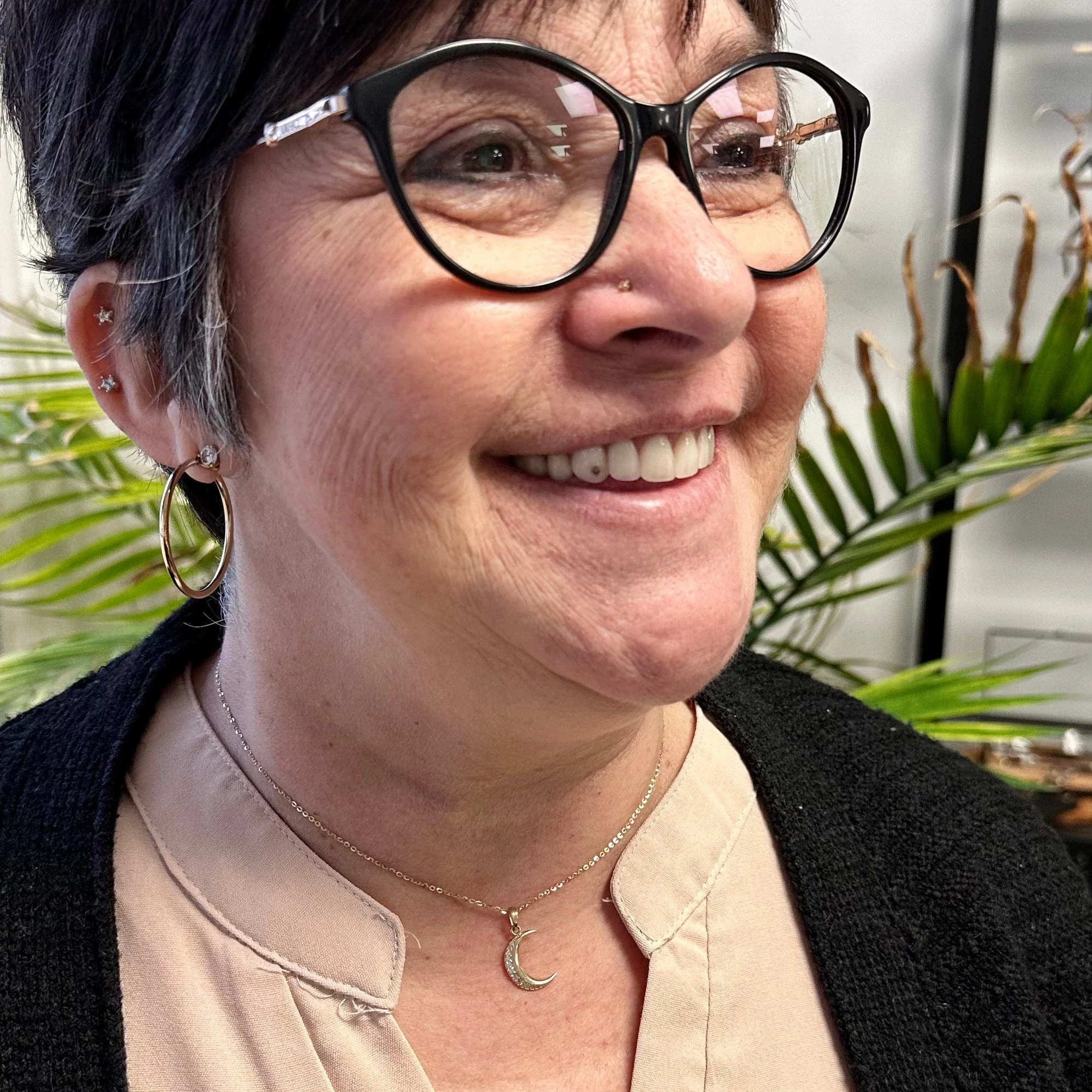 Pendentif Lune en or 10K – Image 4