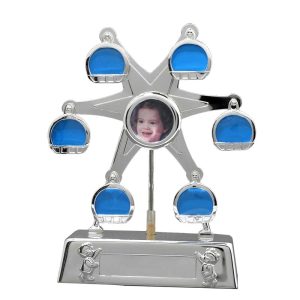 Cadre photo en argent Manège grande roue