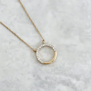 Collier Cercle en or 10K et diamants