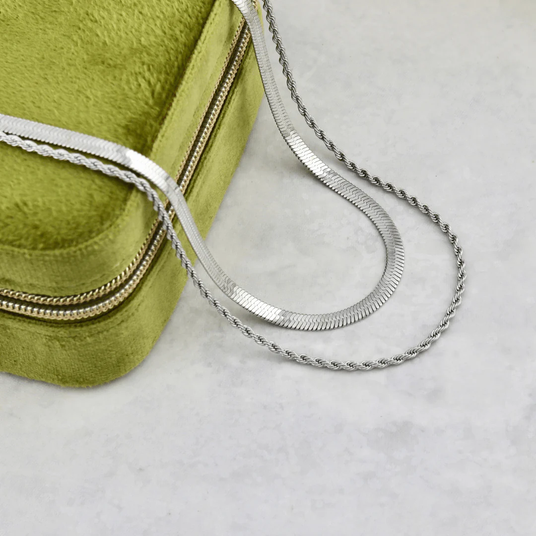 Collier double en acier – Image 2