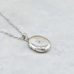 Collier porte-photos Étoile en argent sterling