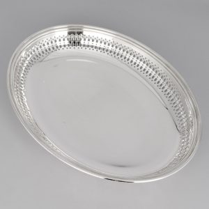 Corbeille ovale ajourée