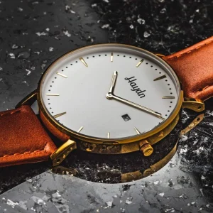 Montre Joseph en cuir tan