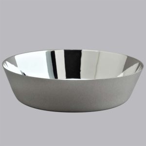 Jatte MENTON en métal argenté