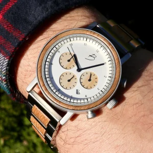 Montre Graham en bois de baril de whisky recyclé