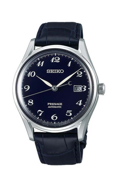 Montre Seiko Presage Blue Enamel Dial "Laurel" LTD Mens SJE077J1