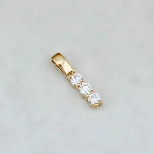 Pendentif Barre de diamants