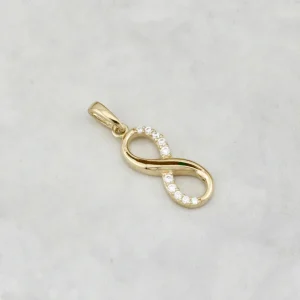 Pendentif Infini en or 10K