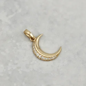 Pendentif Lune en or 10K