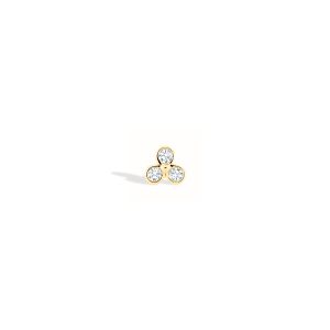piercing Oreille or jaune – 3D