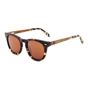 Lunette de soleil Campfire ambre en bois