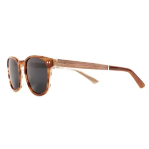 Lunette de soleil OASIS ambre en bois