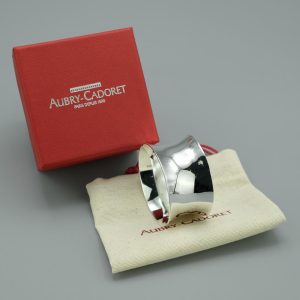 Rond de serviette évasé UNI en argent massif