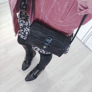 Sac rotin Bali DURGA Black