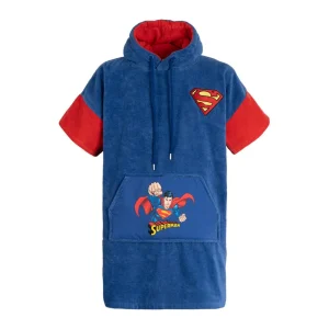 Superman Poncho, Baumwolle Velours
